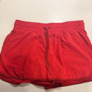 Abercrombie YPB - Vibrant Red Women's Athletic Shorts